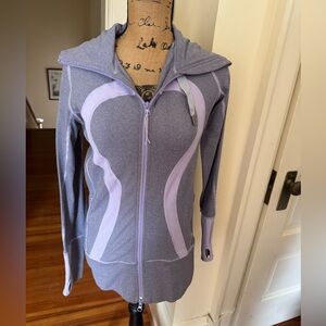 Lululemon Stride women’s purple full zip hoodie jacket size 6